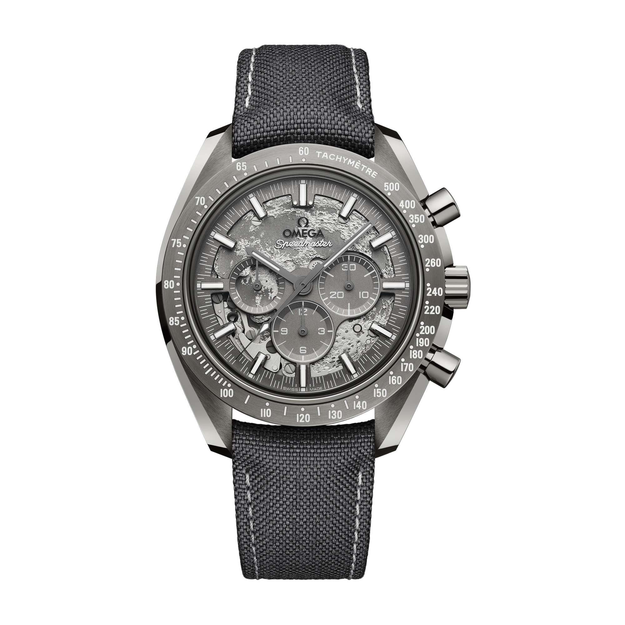 Omega "Grey Side of the Moon" Speedmaster Dark Side of the Moon Ceramic Fabric 44.3mm