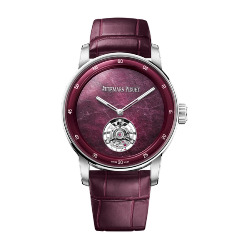 Audemars Piguet Code 11.59 Selfwinding Flying Tourbillon Red White Gold Alligator Leather 38mm