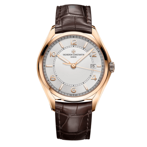 Vacheron Constantin Fiftysix Self-winding Silver Rose Gold Alligator Leather 40mm