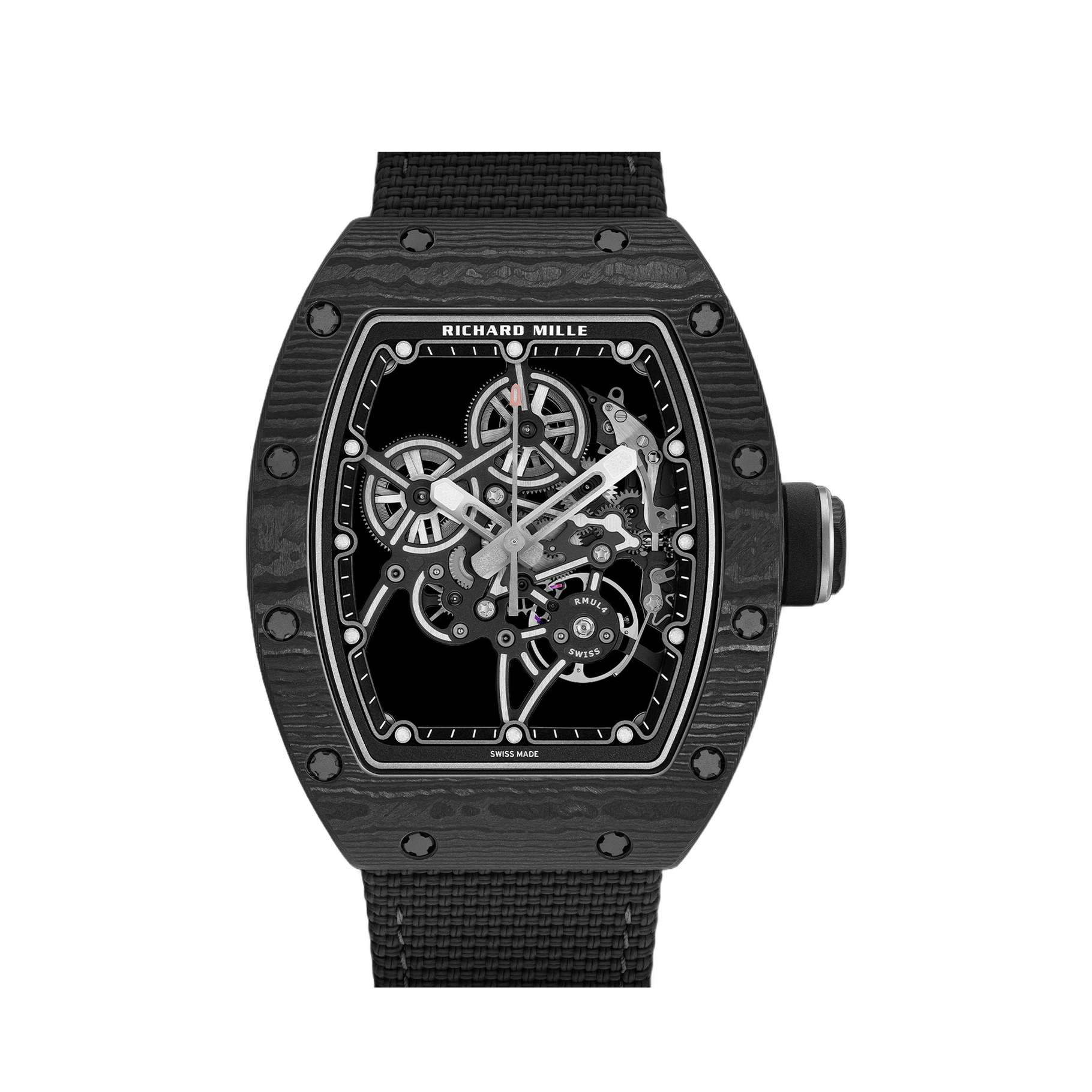 Richard Mille RM 55-01 Skeleton Carbon Rubber 37.95mm