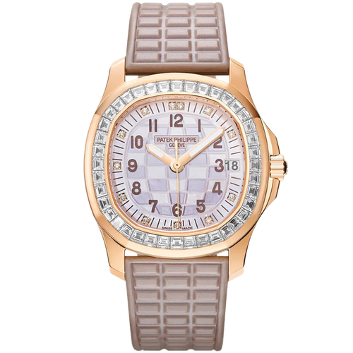 Patek Philippe Aquanaut Luce Mother of Pearl Rose Gold Rubber 36mm