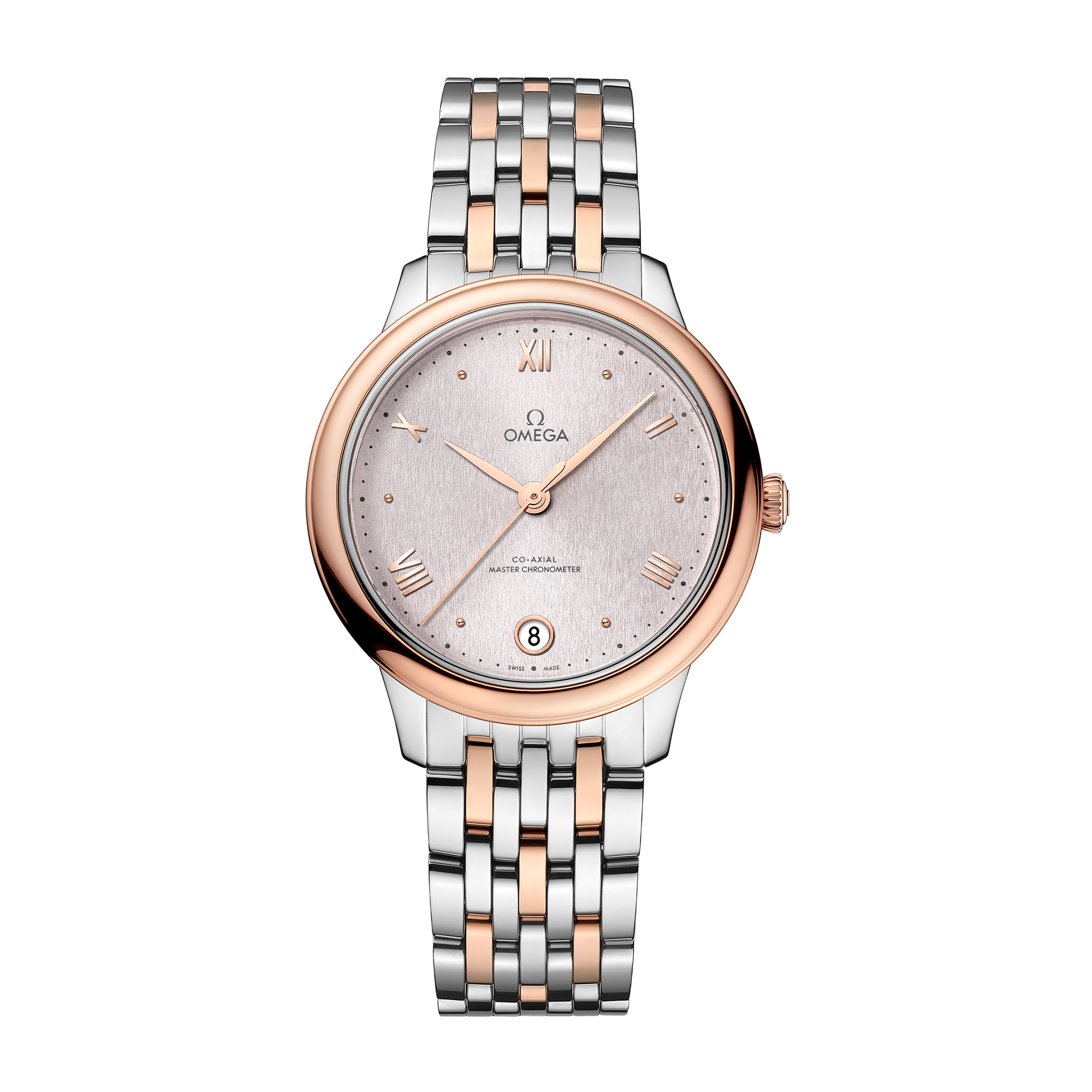 Omega De Ville Prestige Silver Two-Tone 34mm