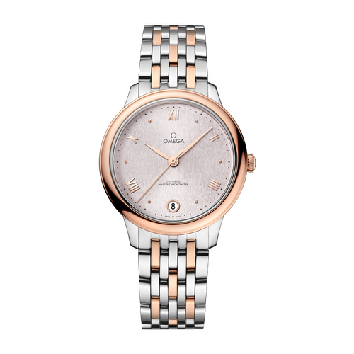 Omega De Ville Prestige Silver Two-Tone 34mm