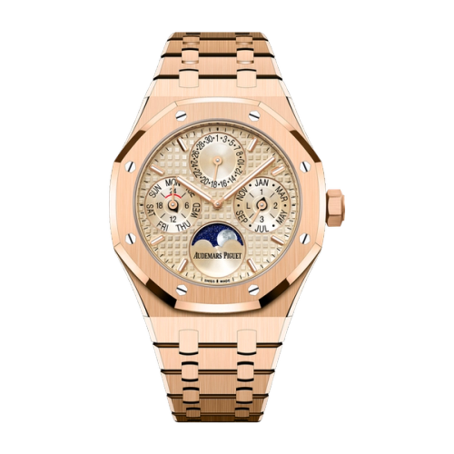 Audemars Piguet Royal Oak Selfwinding Perpetual Calendar Cream Rose Gold 38mm