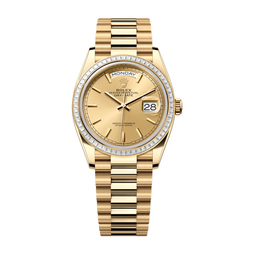 Rolex Day-Date 36 Champagne Yellow Gold 36mm
