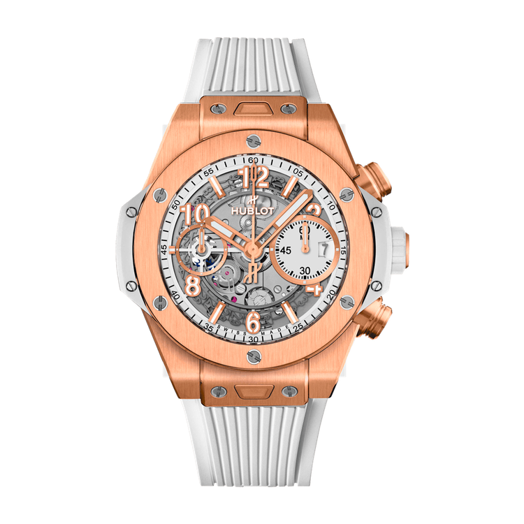 Hublot Big Bang Unico White King Gold Rubber 42mm