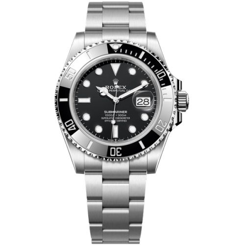 Rolex Submariner Black Steel 41mm