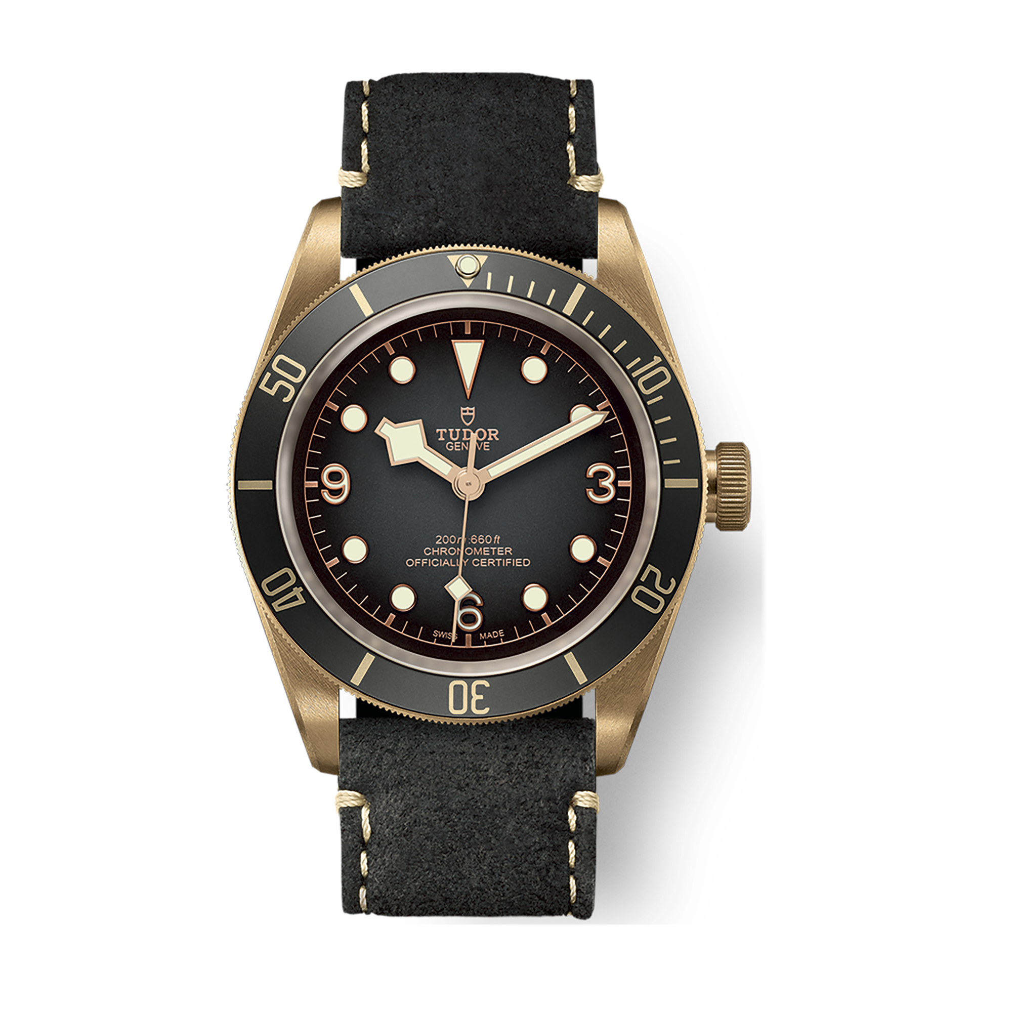 Tudor Black Bay Bronze Dark Grey Leather 43mm
