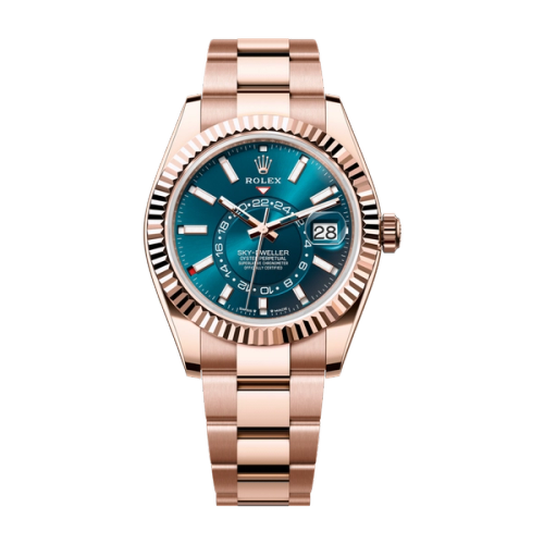 Rolex Sky-Dweller Green Rose Gold 42mm