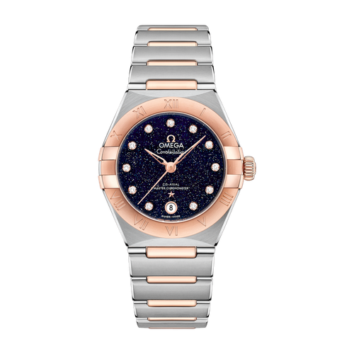 Omega Constellation Blue Two-Tone 29mm