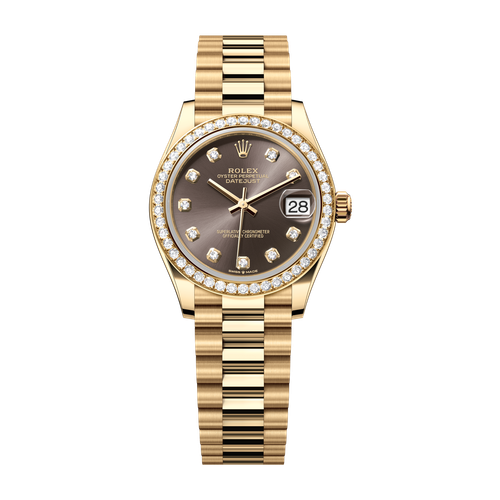 Rolex Datejust 31 Dark Grey Yellow Gold 31mm