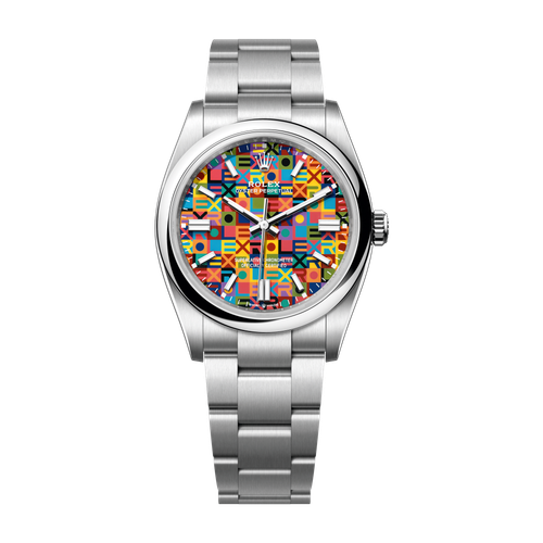 Rolex "Celebration" Oyster Perpetual 36 Turquoise Steel 36mm