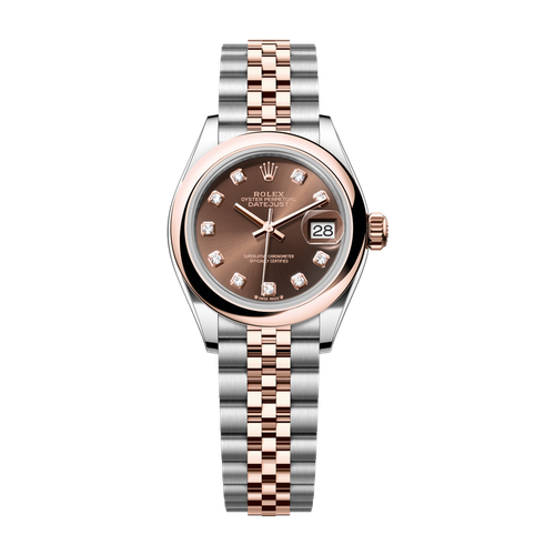 Rolex Lady-Datejust Chocolate Two-Tone 28mm