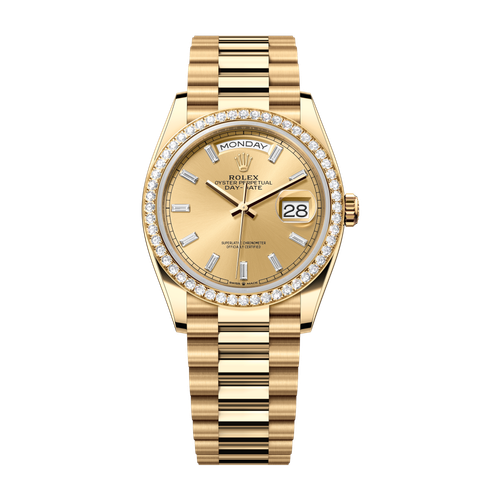 Rolex Day-Date 36 Champagne Yellow Gold 36mm