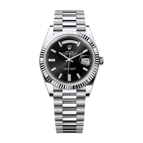 Rolex Day-Date 40 Black Platinum 40mm