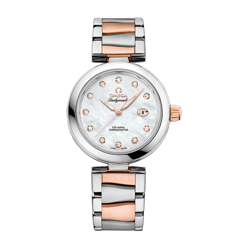 Omega De Ville Ladymatic White Two-Tone 34mm