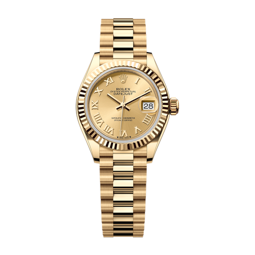 Rolex Lady-Datejust Champagne Yellow Gold 28mm