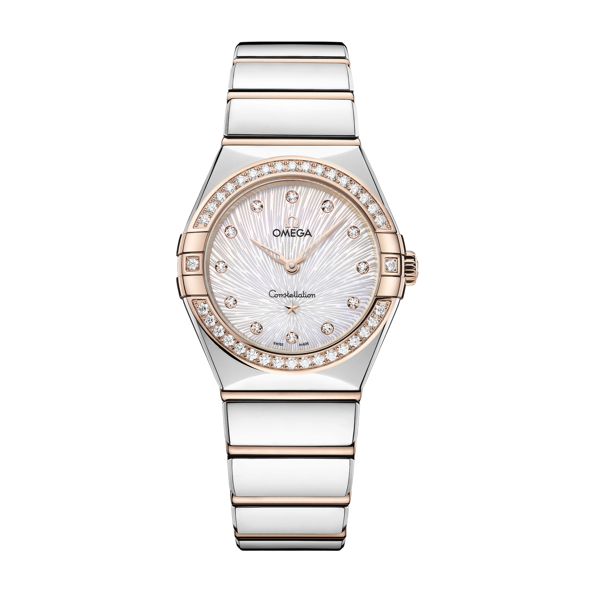 Omega Constellation White Two-Tone 28mm
