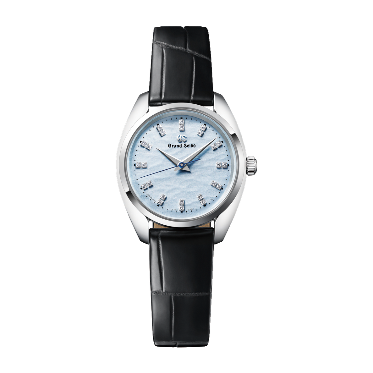 Grand Seiko Elegance Thin Dress Series Blue Steel Alligator Leather 26.5mm