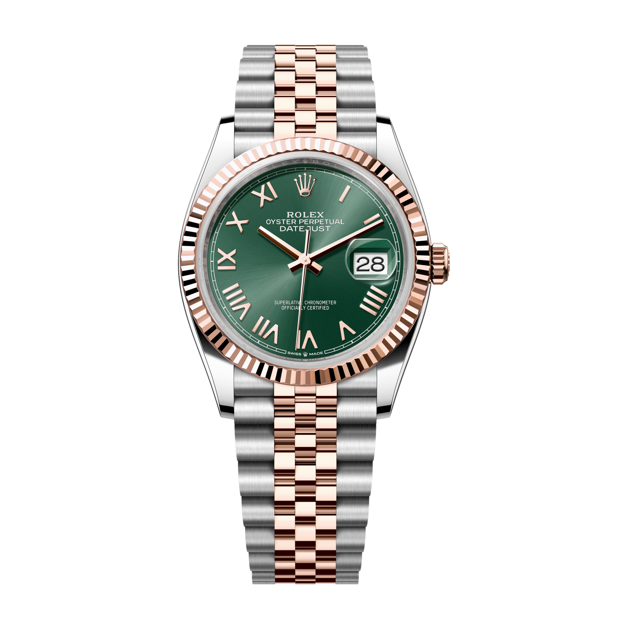 Rolex Datejust 36 Green Two-Tone 36mm
