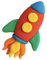 Rocket clay icon