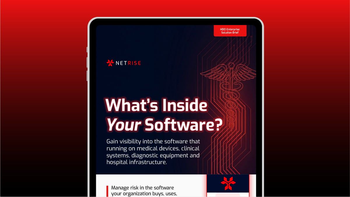 NetRise for Enterprise HDOs: Solution Brief on Software Supply Chain Security