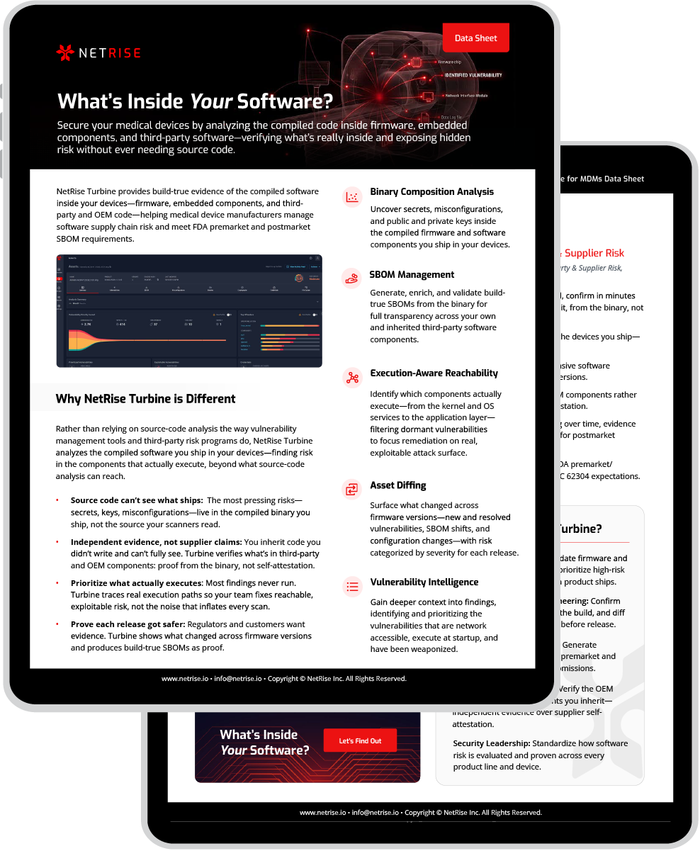 NetRise Turbine MDM Data Sheet
