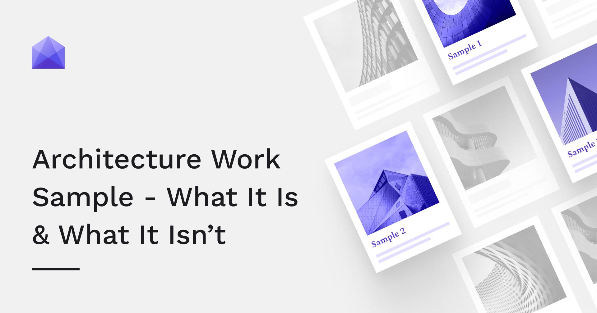 Architecture Work Sample - What It Is & Examples - Archifolio