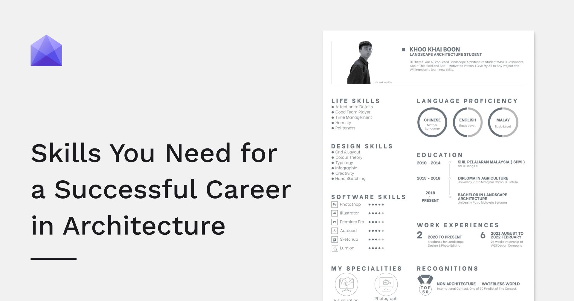 Architecture Skills For A Successful Career - Archifolio Blog