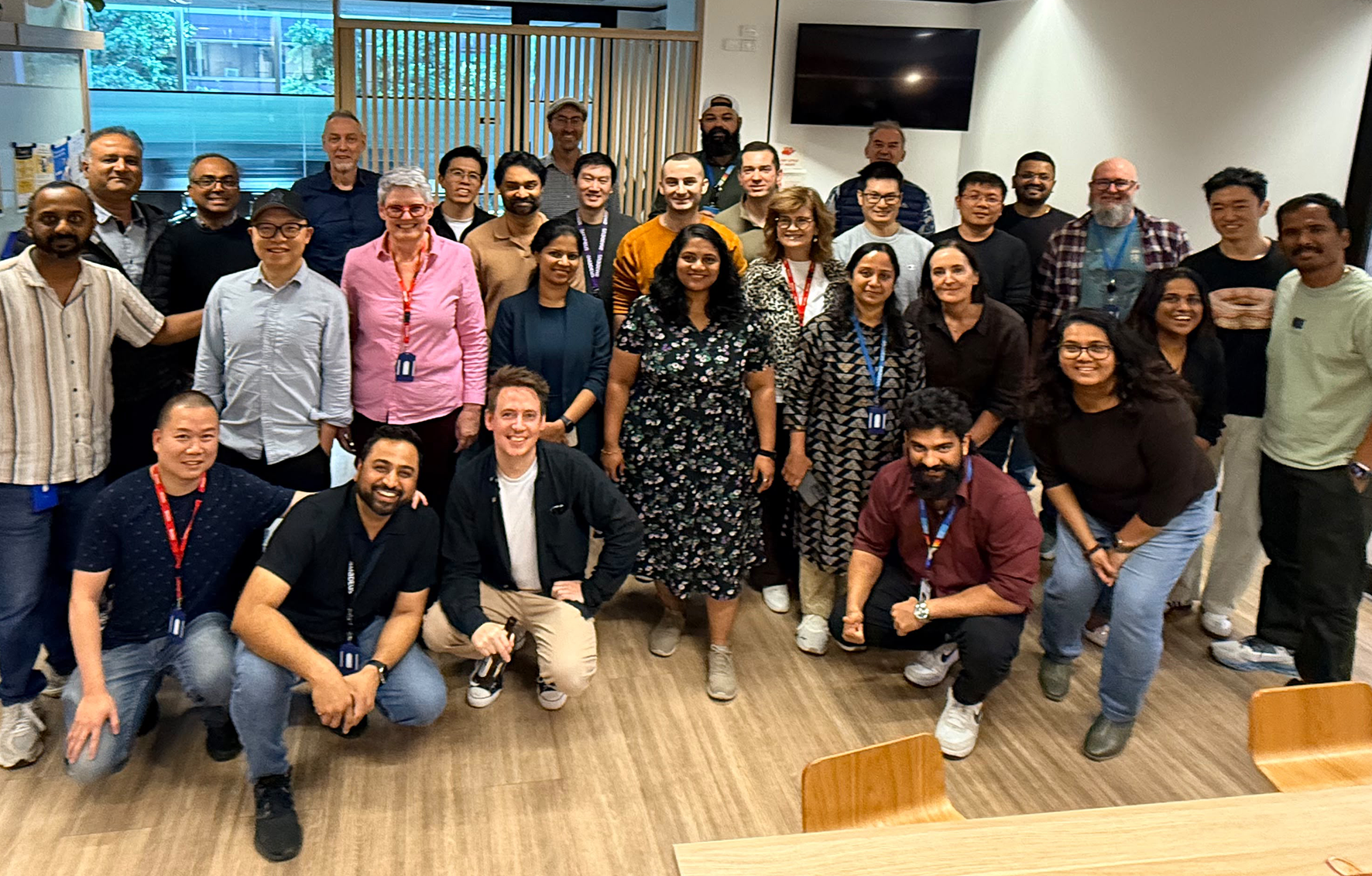 A group shot of the Amadeus team on the last day.