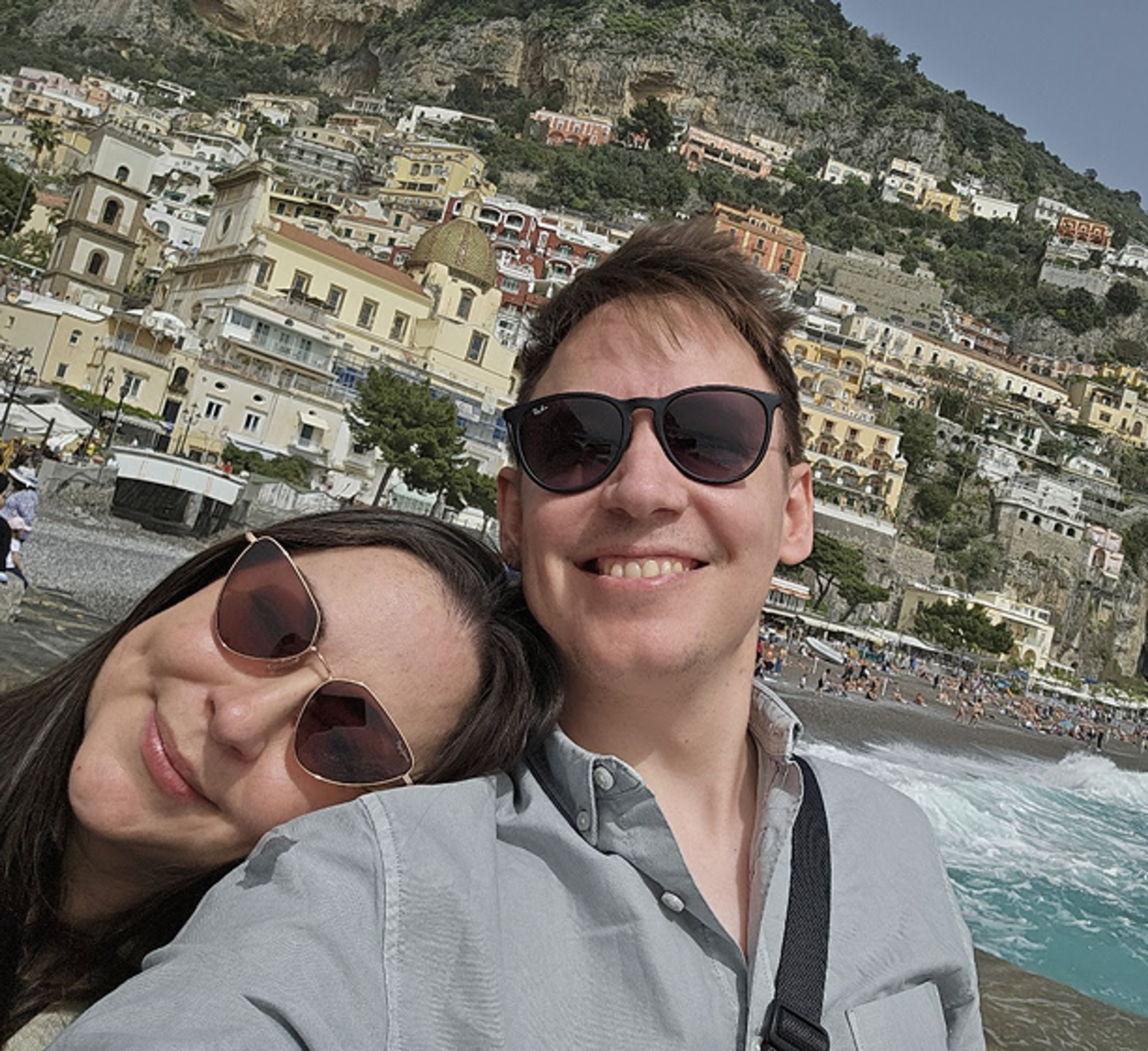 Dave & Phoebe in Positano