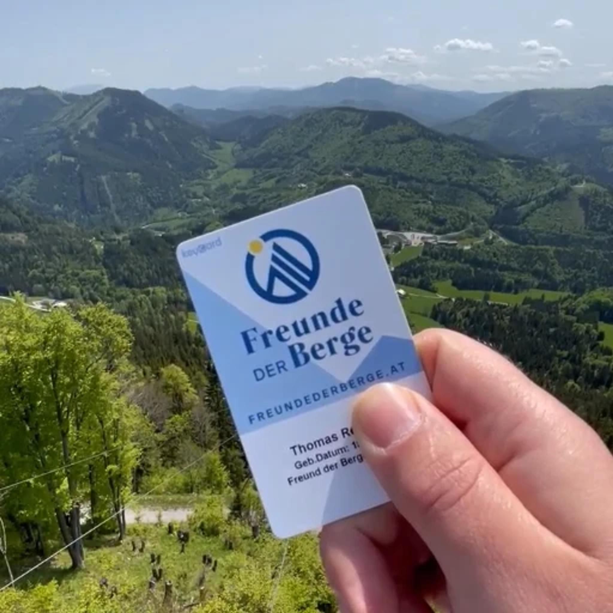 Freunde der Berge-Karte