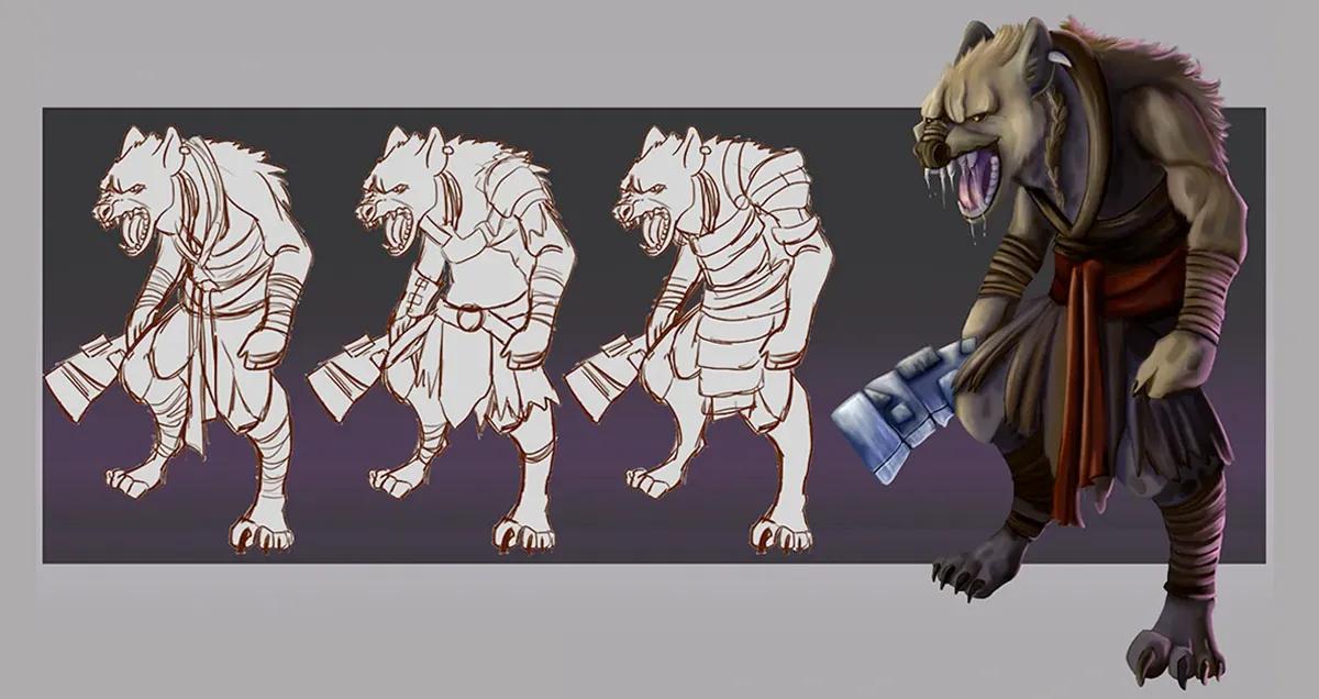 Concept art profesional de hobby a carrera en videojuegos y cine