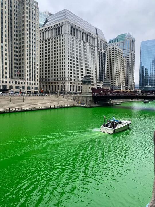 Chicago River Dyed Green SmartHER News
