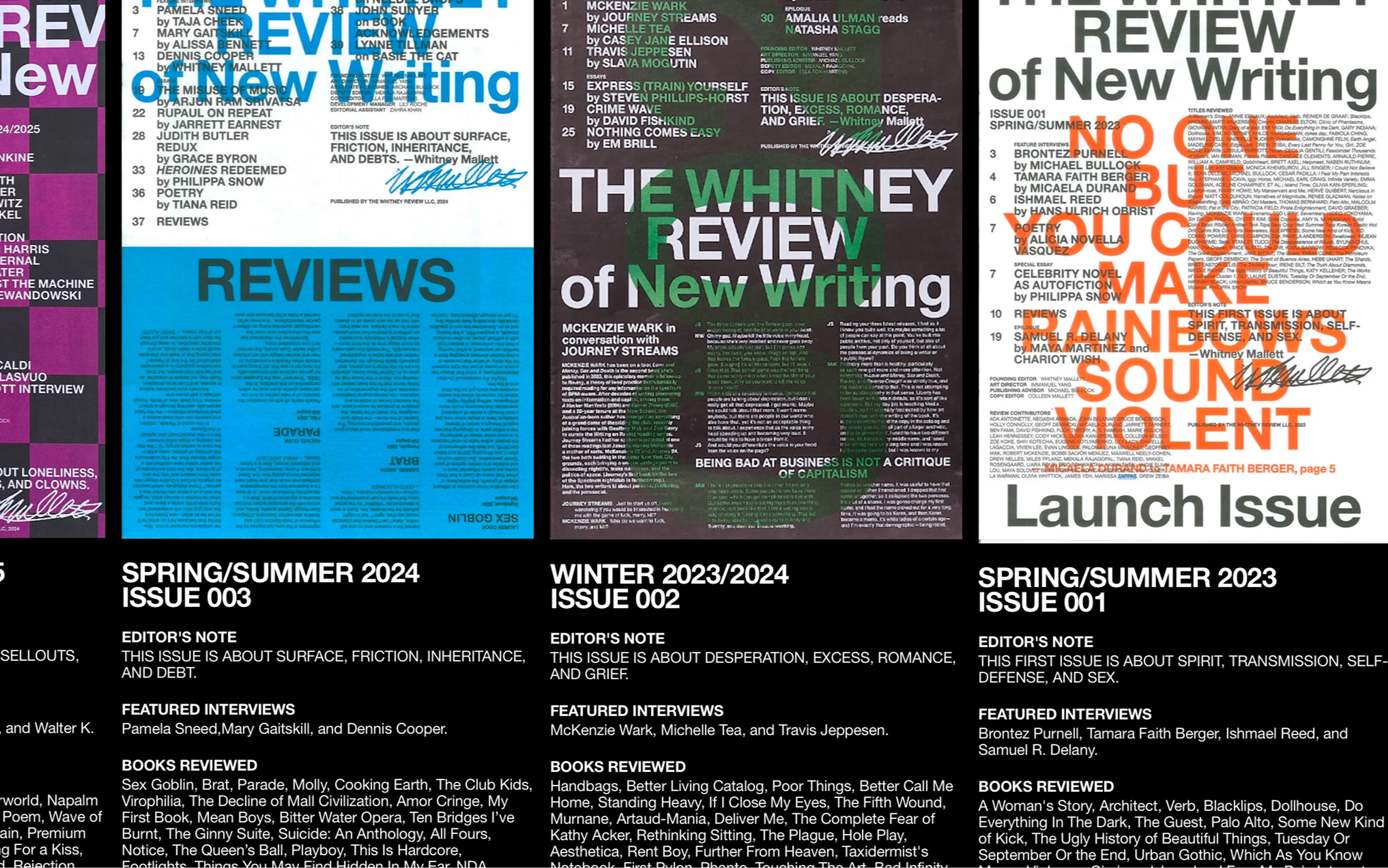 taw vision design work for The Whitney Review, example 0