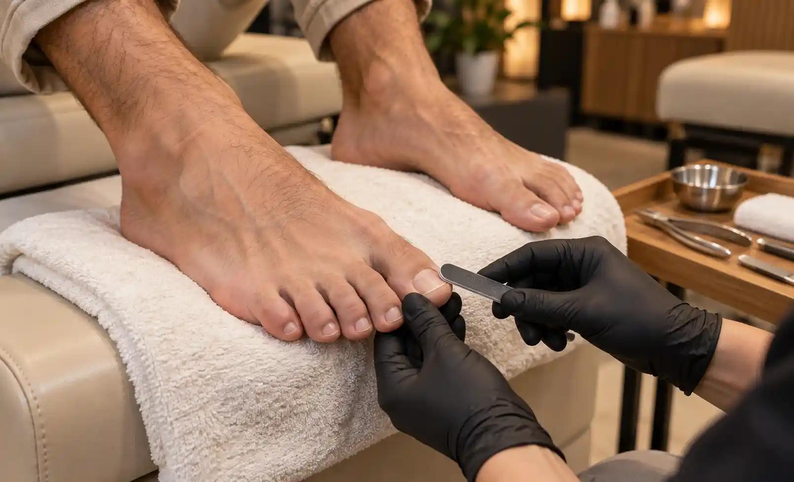 Pedicure Masculina en Intriago Hair Studio Santiago