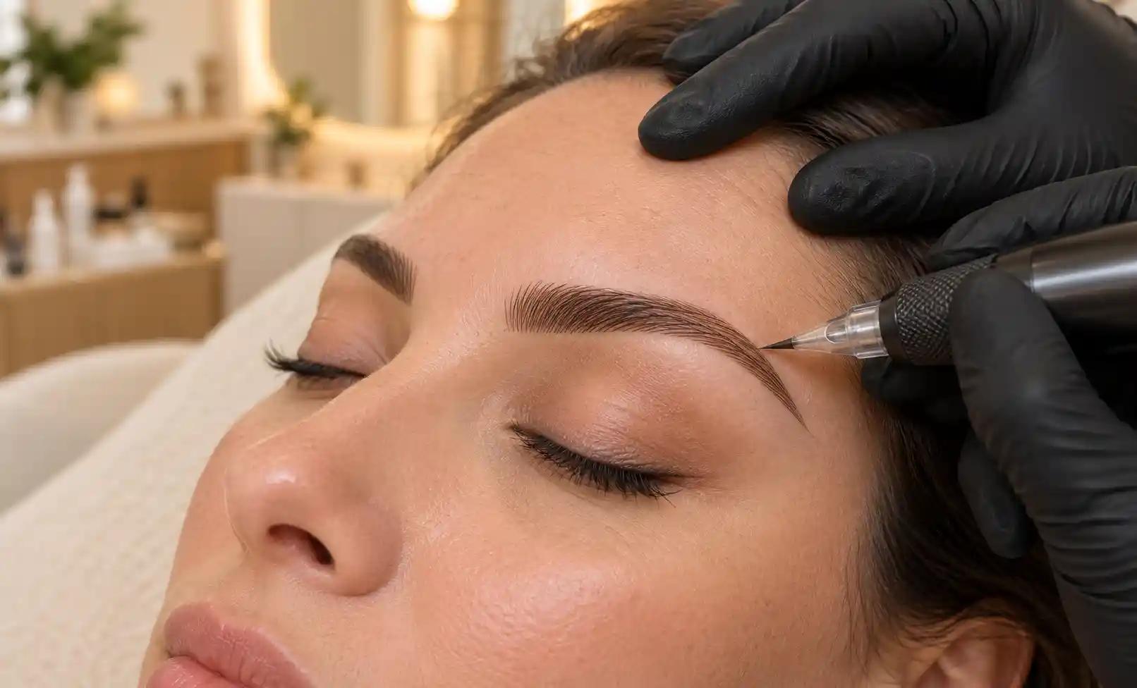 Micropigmentación de Cejas en Intriago Hair Studio Santiago