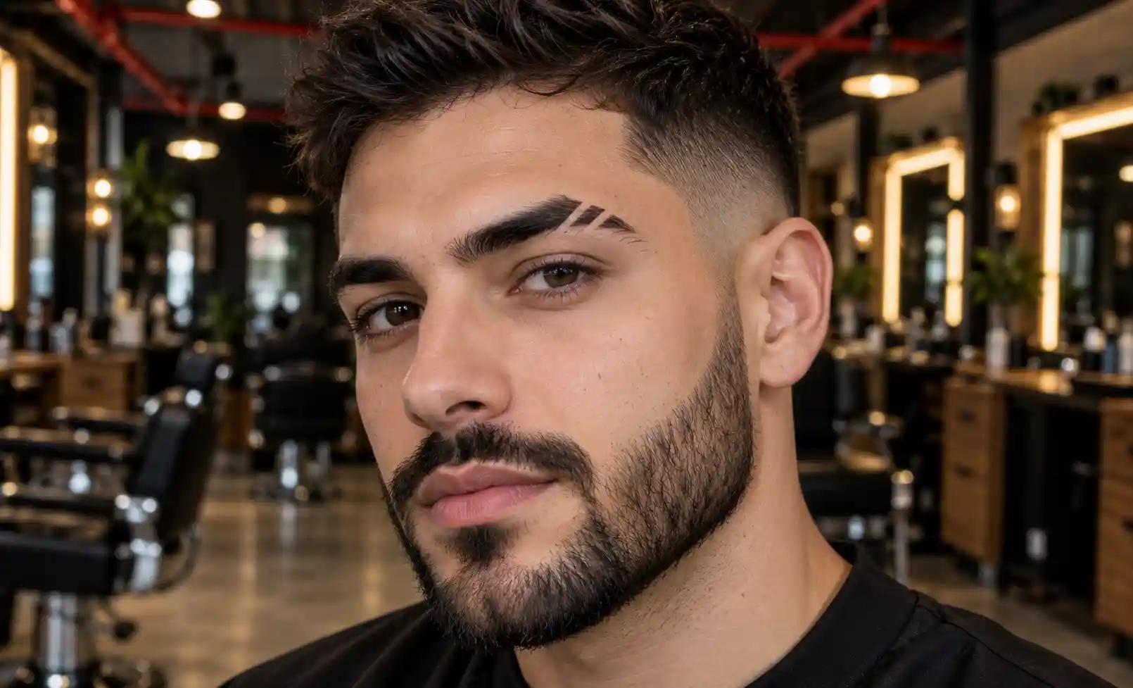 Diseño de Rayas en Cejas en Intriago Hair Studio Santiago