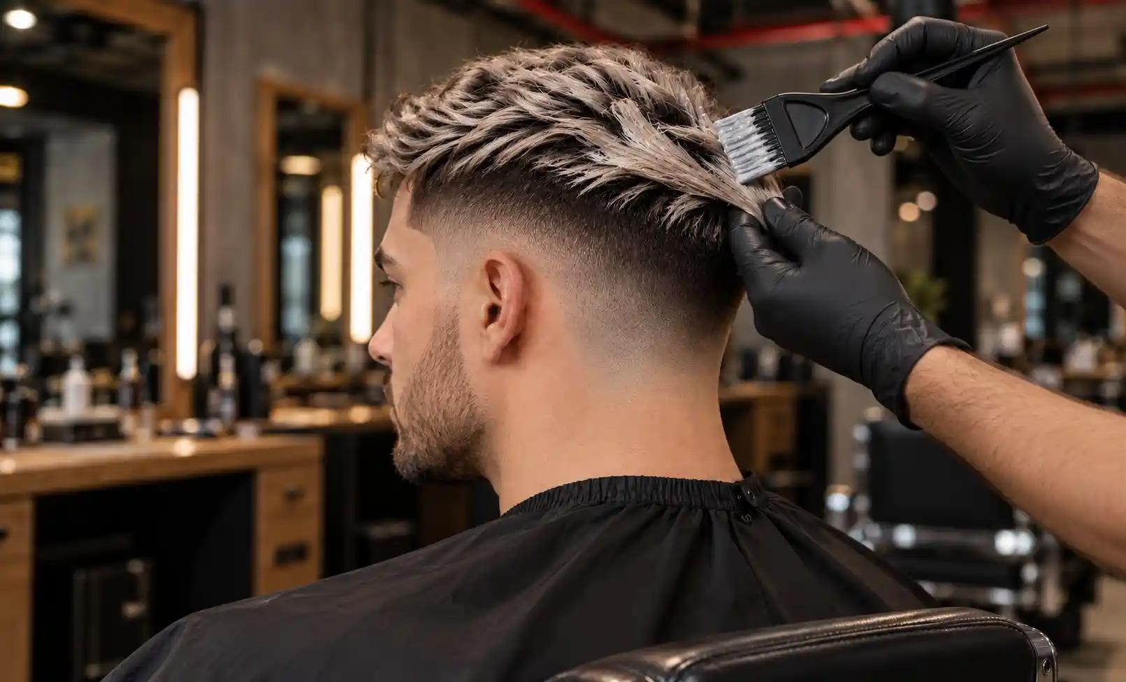 Tintura de Cabello Masculino en Intriago Hair Studio Santiago