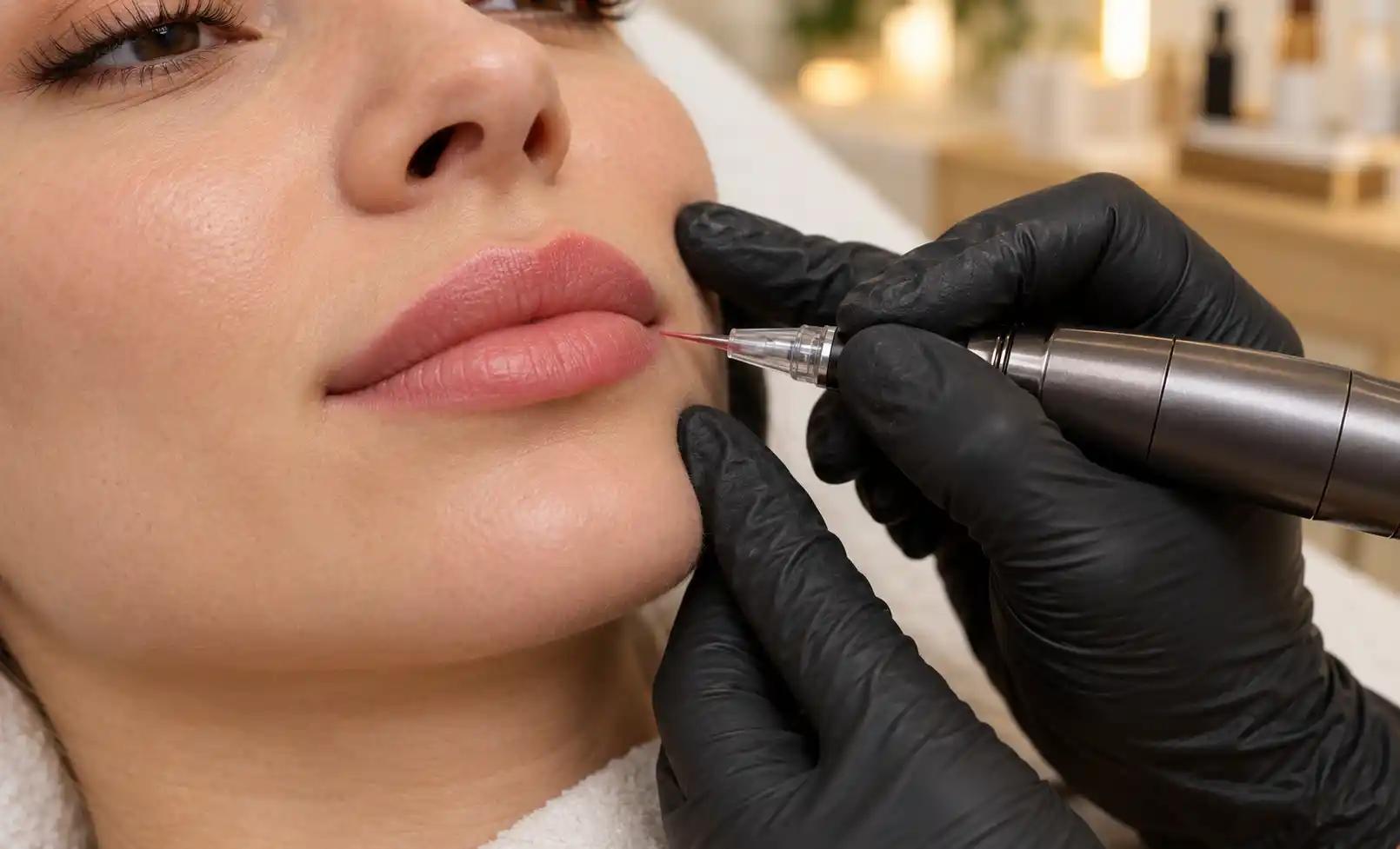Micropigmentación de Labios en Intriago Hair Studio Santiago