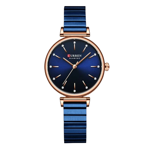 Curren 9081 · Rose Gold / Blue