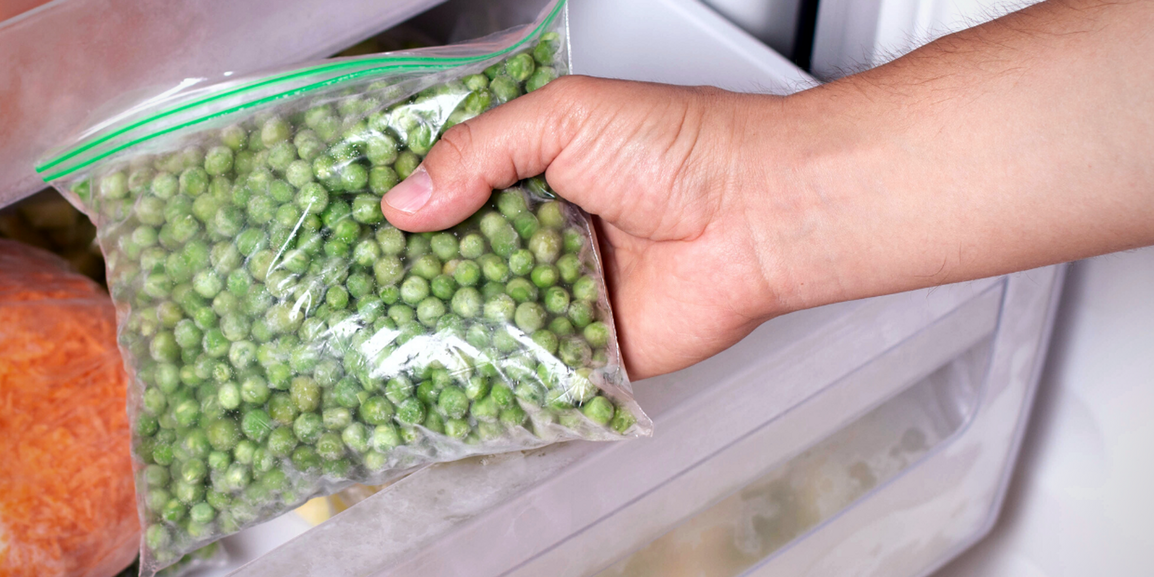A packet of frozen peas works really well for icing calf strains, as it molds to the shape of your calf.