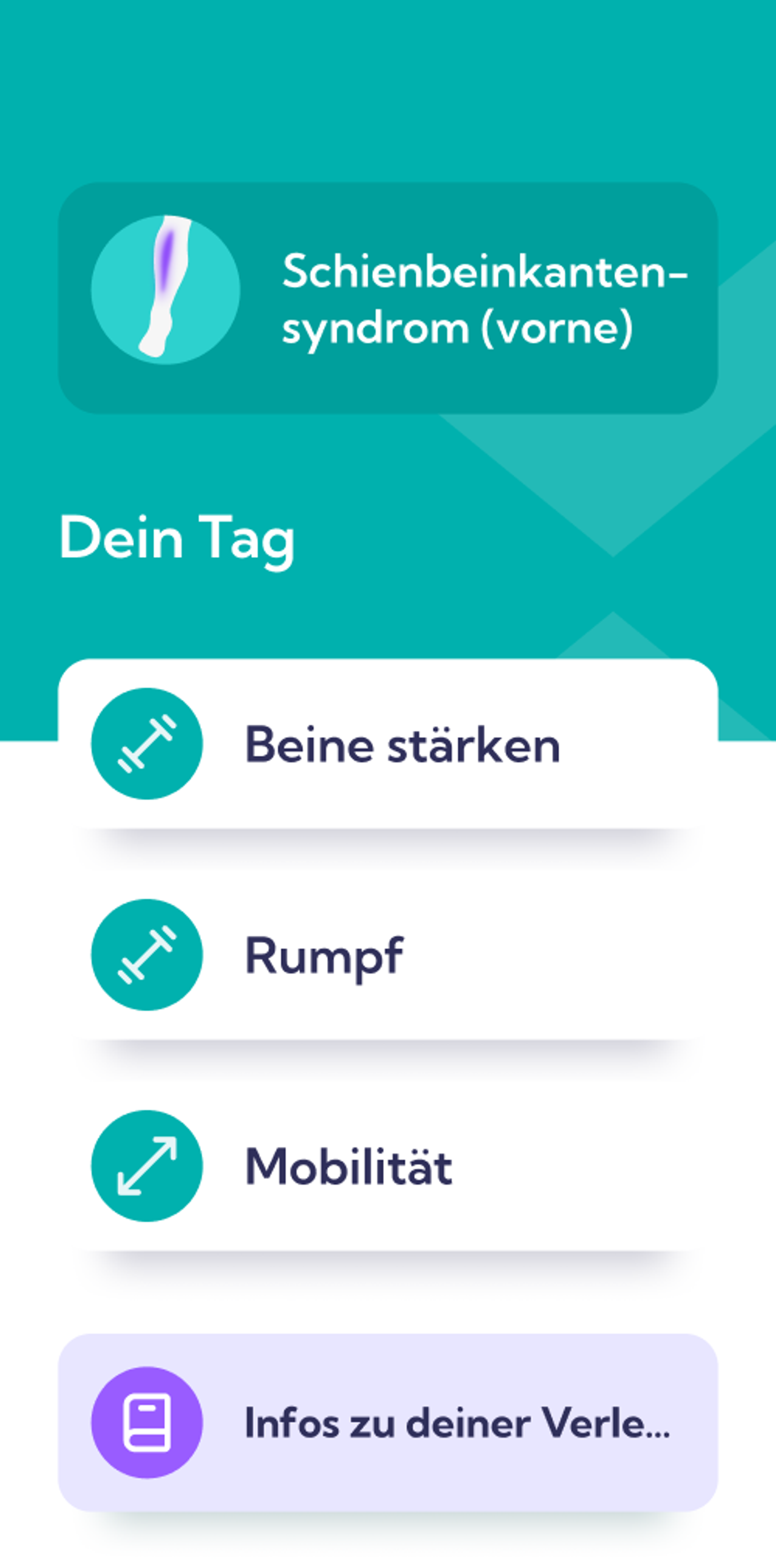 Vorderes Schienbeinkantensyndrom Reha von Exakt Health