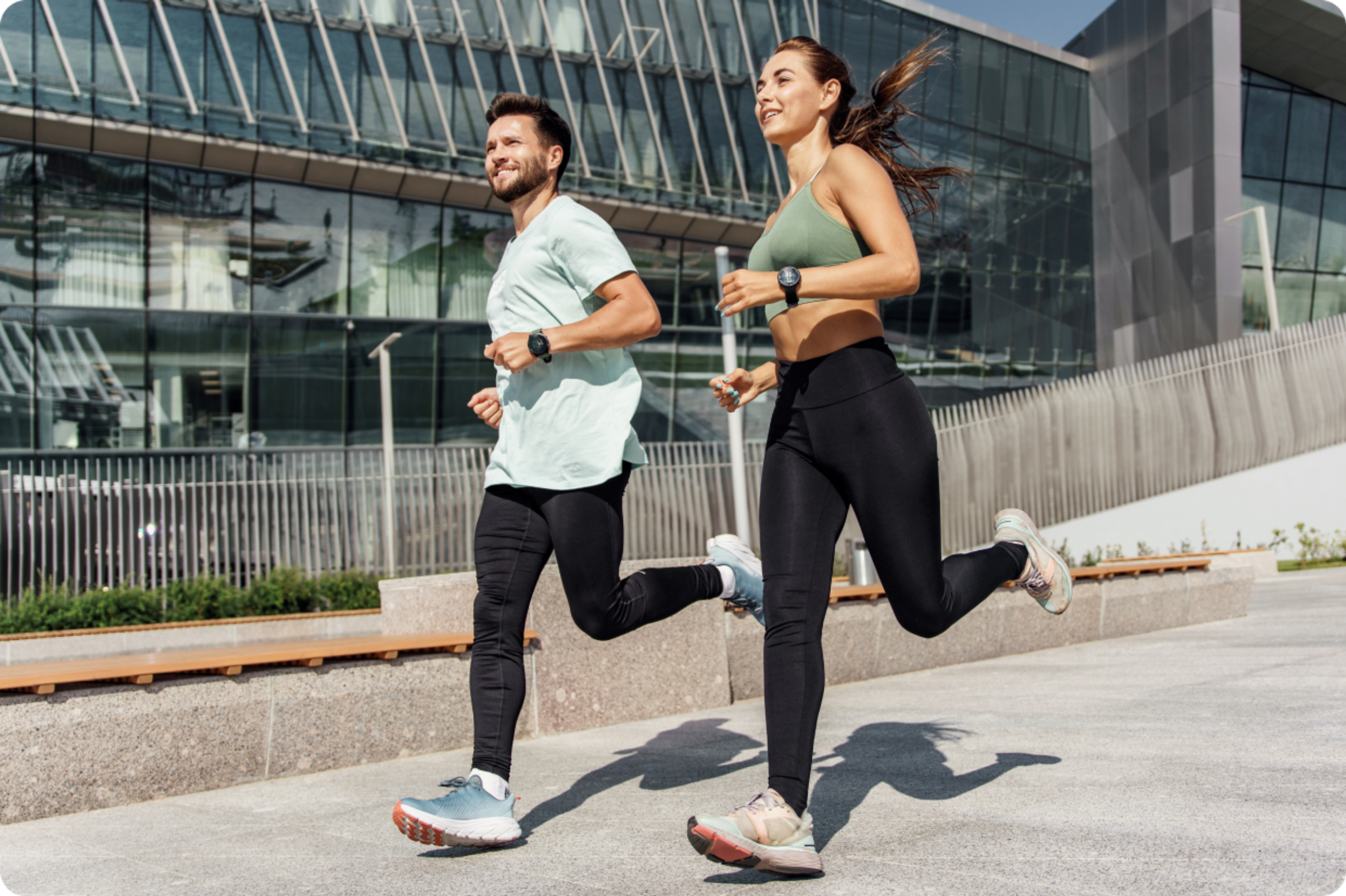 Coureur sur un sentier