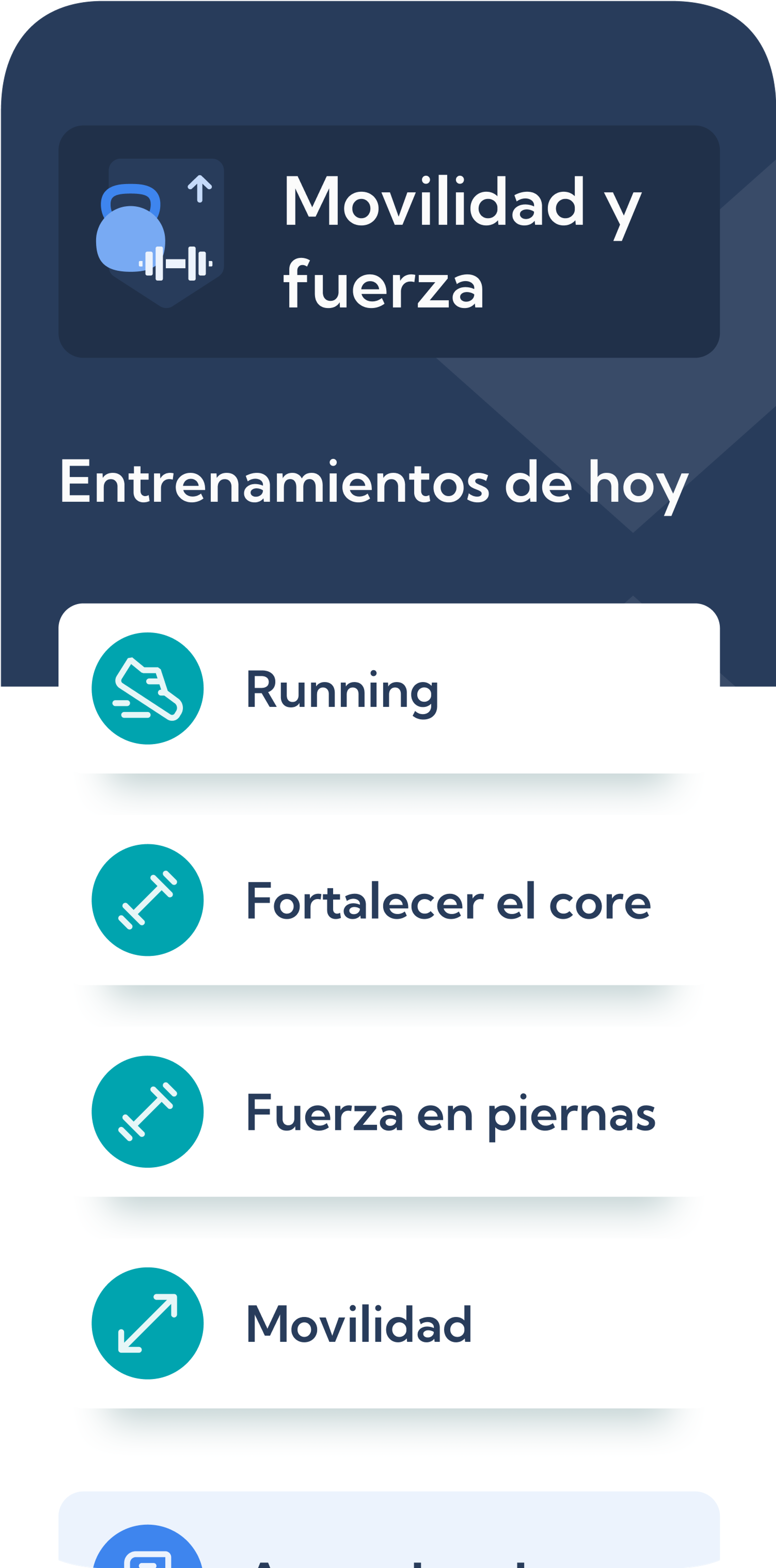 Plan de movilidad y fuerza para corredores - actividades aplicación
