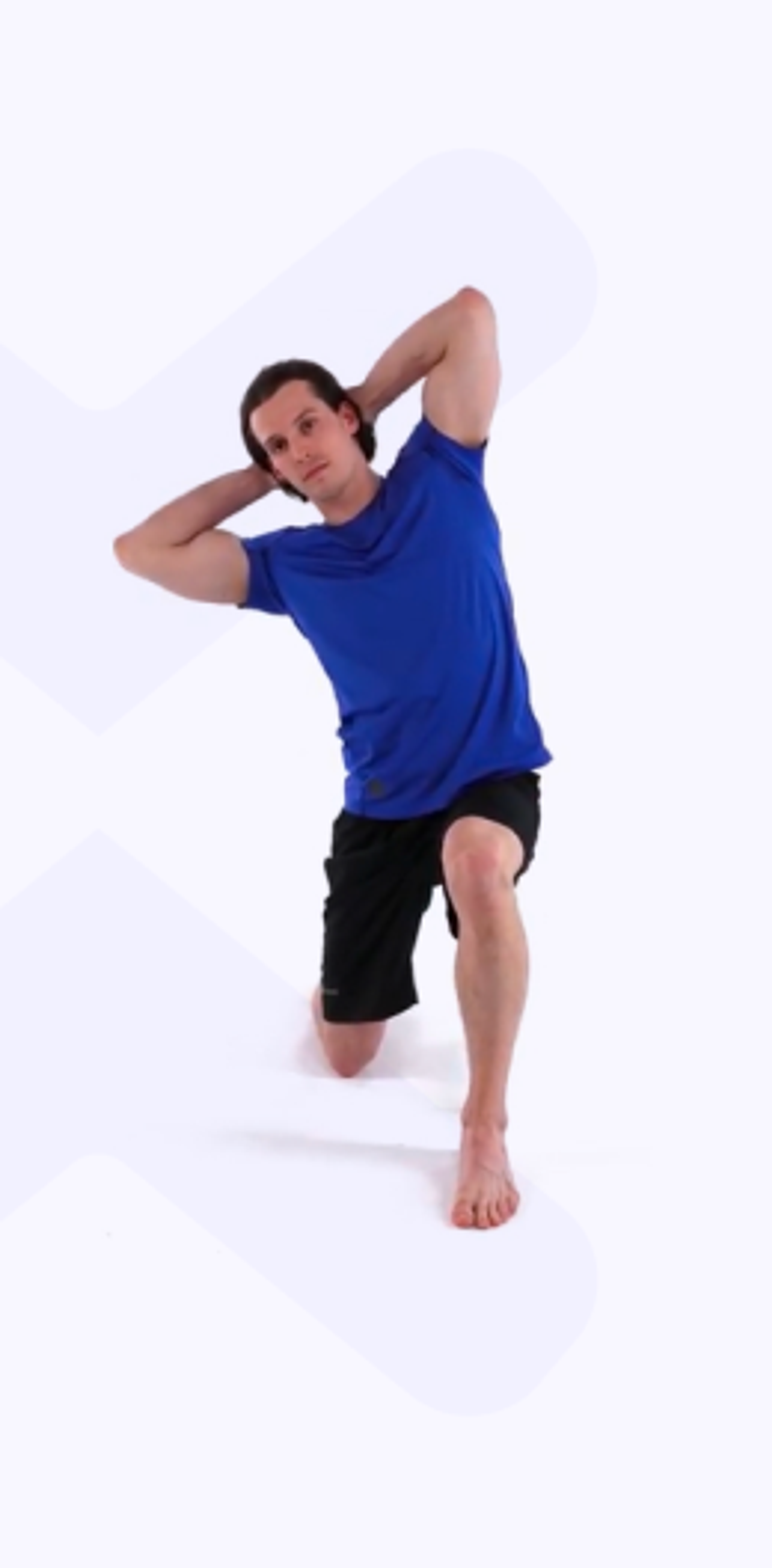 One of the exercises included in the anterior shin splints rehab plan.
