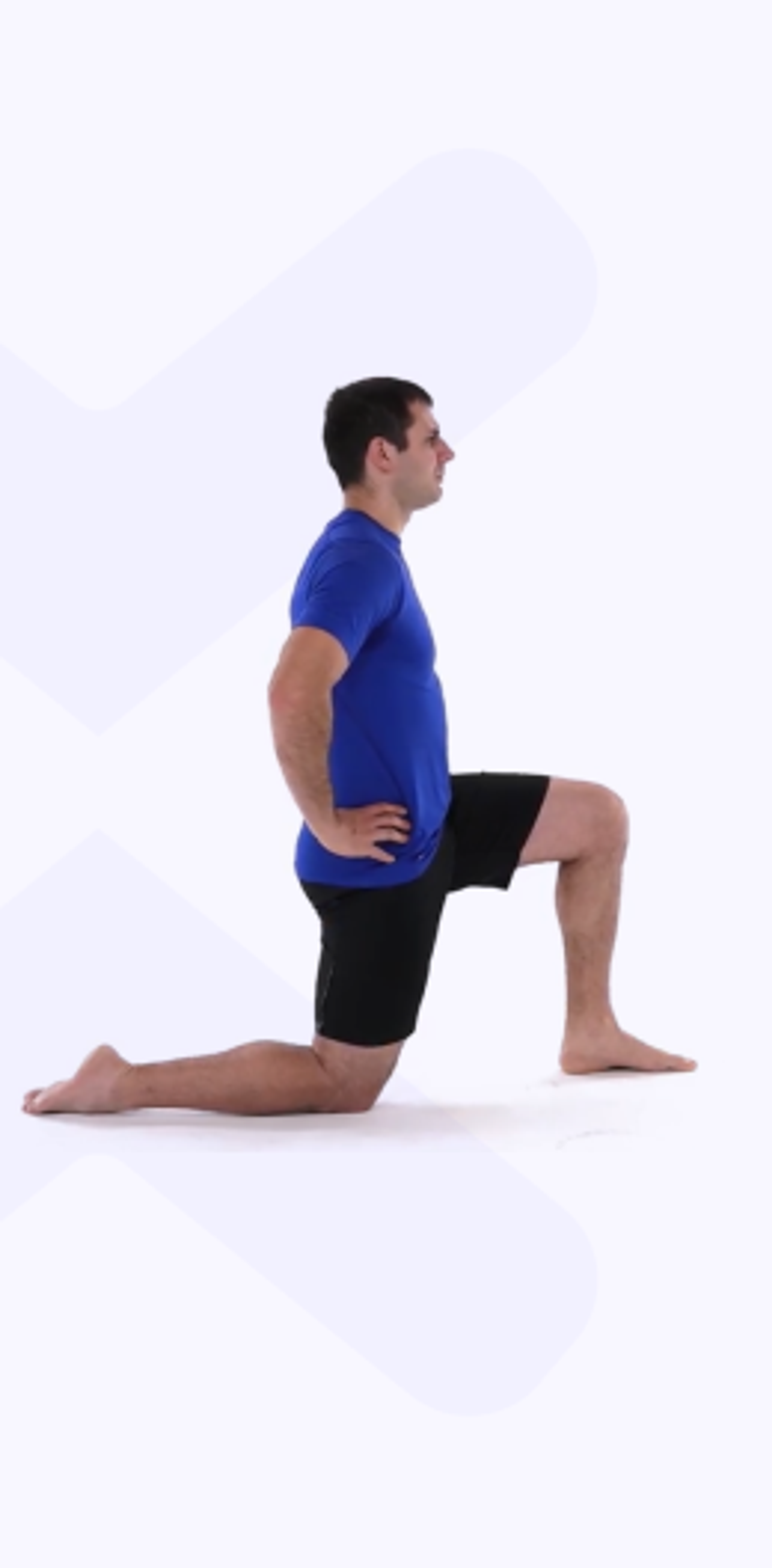 One of the exercises included in the medial shin splints treatment plan.