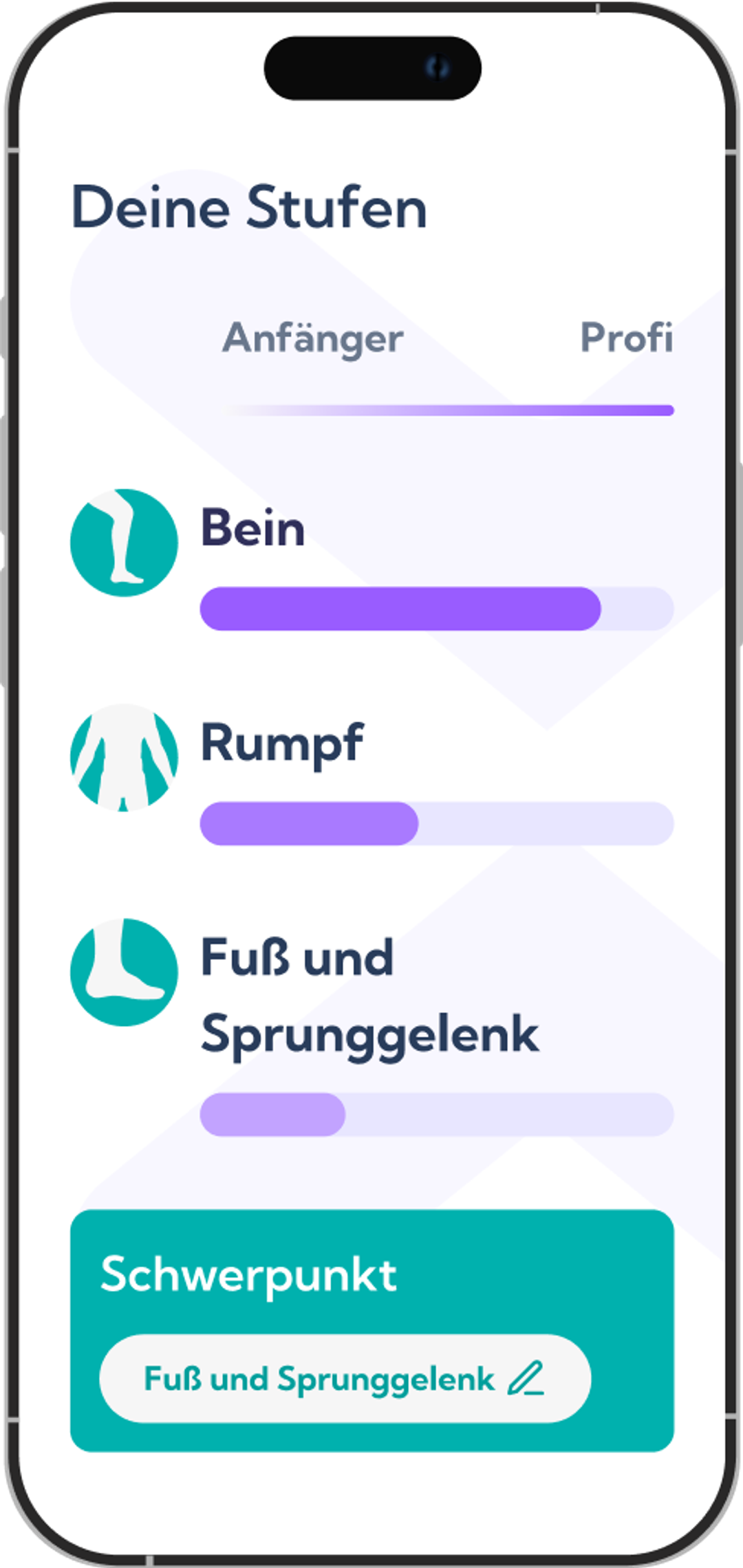 Kraftübungen im Laufplan Anfänger - 5km in der Exakt App