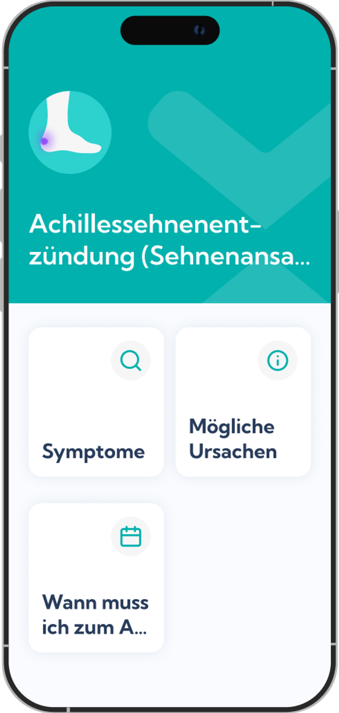 Exakt Achillessehnenentzündung (Sehnenansatz) Reha-Plan Planübersicht