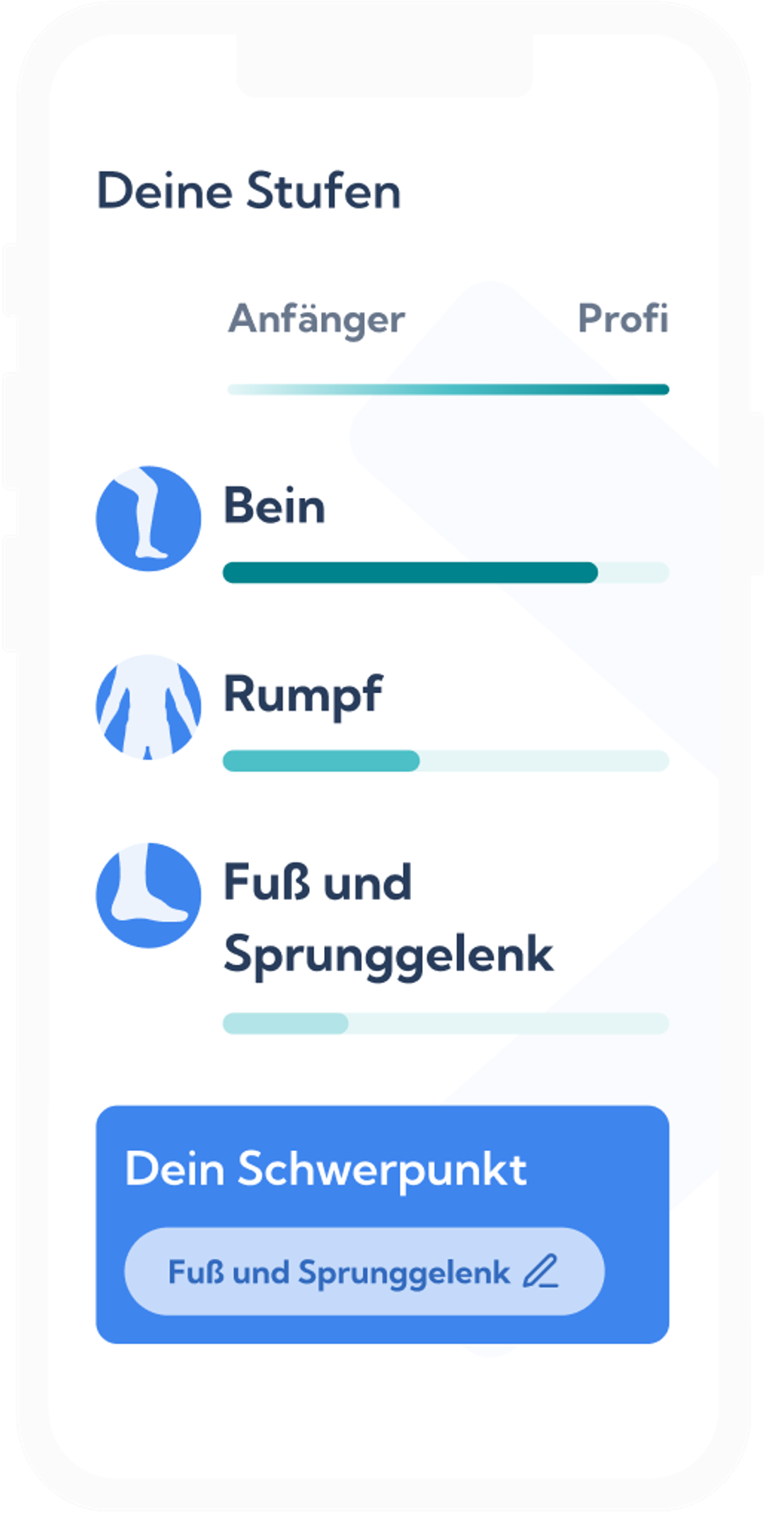 Kraftübungen im Laufplan Anfänger - 5km in der Exakt Health App